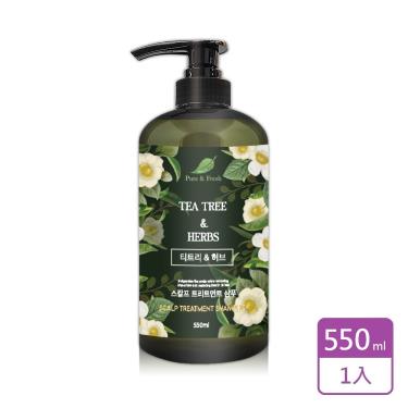 【韓國沛特斯】茶樹複方控油洗髮精（550ml）