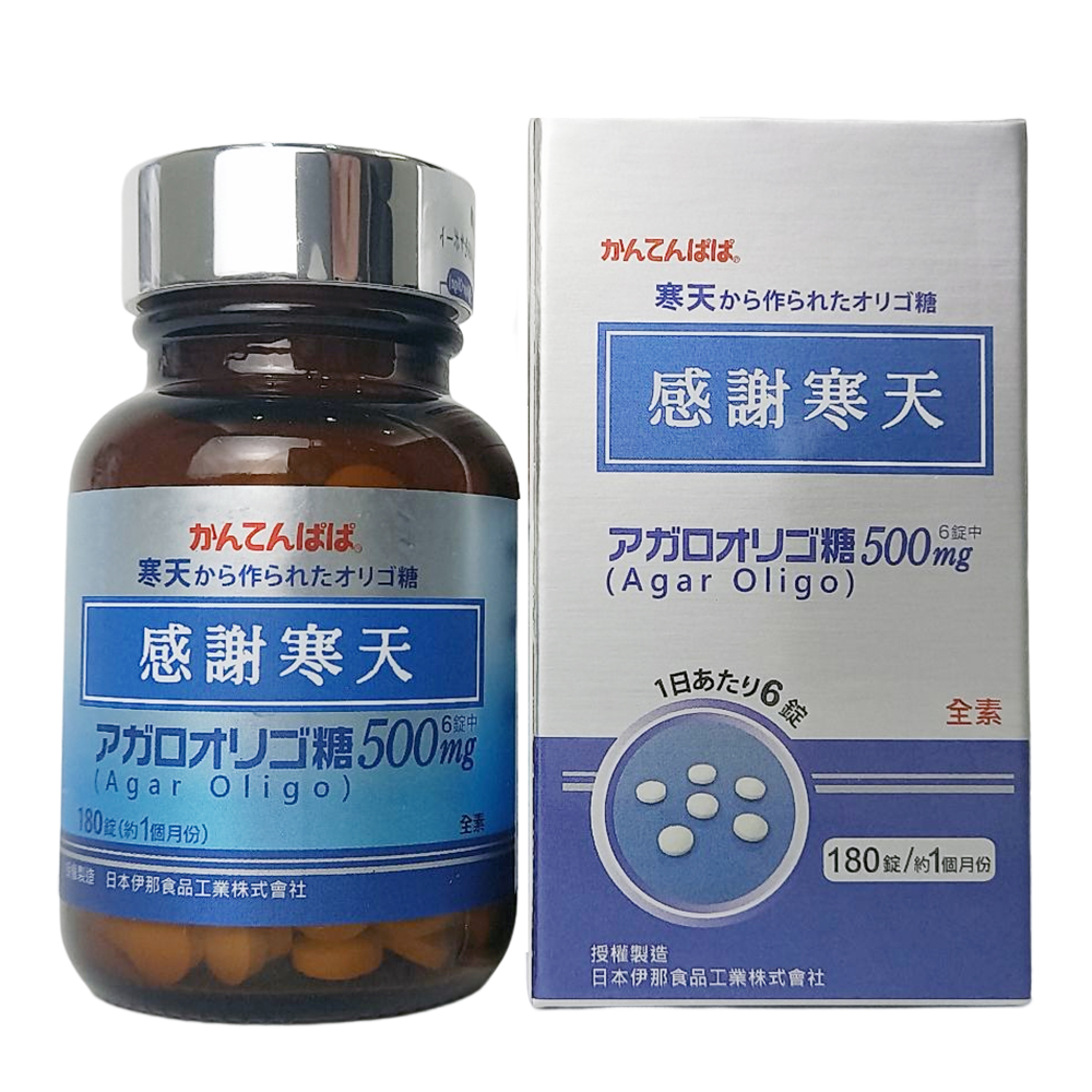 【喜康瑞】感謝寒天-寒天寡糖錠（180錠/瓶）廠商直送