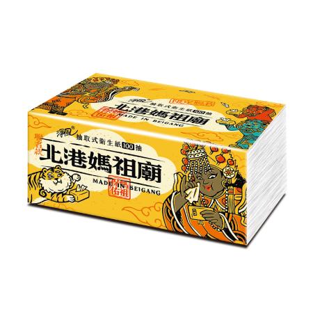 【JingFeng 淨風】北港媽祖抽取式衛生紙（100抽x6包10袋/箱）廠商直送