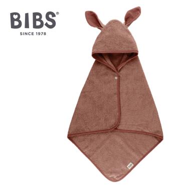 （任2件9折）【丹麥 BIBS】Kangaroo袋鼠連帽浴巾（棕色）