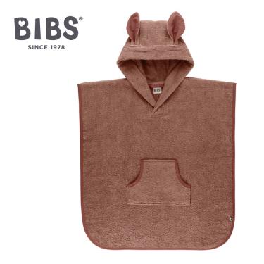 （任2件9折）【丹麥 BIBS】Kangaroo袋鼠斗篷浴巾（棕色）