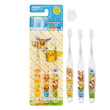 【Pokemon】兒童牙刷3入組（6-12歲）