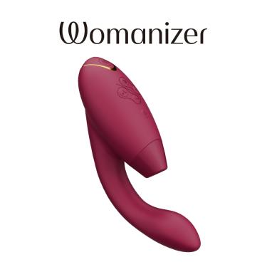 【Womanizer】Duo2 震動吸吮愉悅器（酒紅）廠商直送