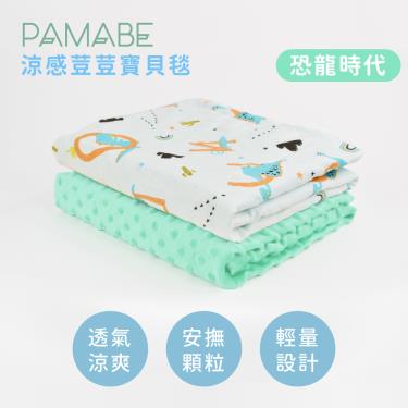 【PAMABE】涼感荳荳寶貝毯（恐龍時代）75x110cm 廠商直送
