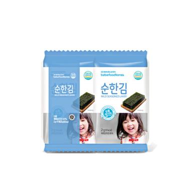 【韓國bebefood寶寶福德】低鈉海苔 20g（2g×10小包） 廠商直送