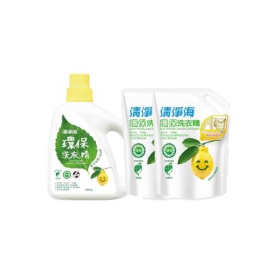 【清淨海】環保洗衣精檸檬 1+2優惠組