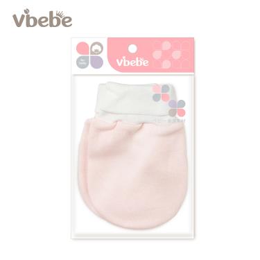 （滿399送手帕）【Vibebe】柔感素面束口手套粉