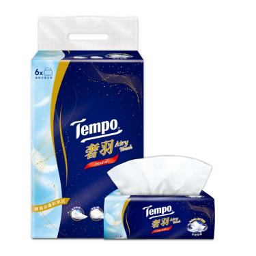 【Tempo】奢羽三層抽取式衛生紙（80抽/6包/串）