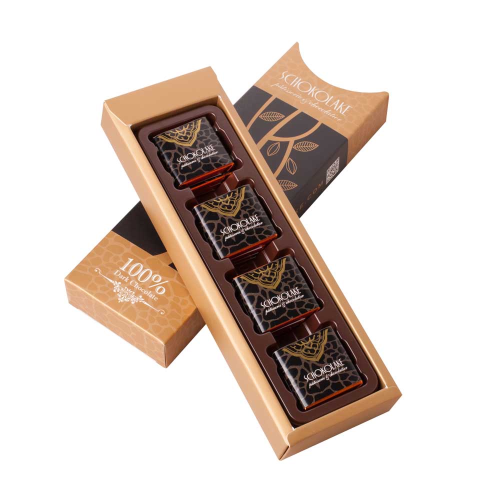 【巧克力雲莊】厄瓜多黑巧克力薄片12入-100% 廠商直送