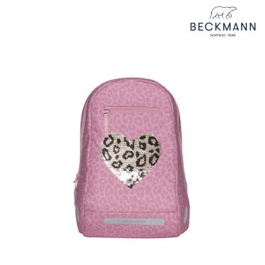 【Beckmann】Gym 好輕便兒童後背包 12L（閃亮豹紋）廠商直送
