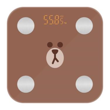 【LINE Friends】智能藍牙體重計 熊大（LH-SC01W）廠商直送