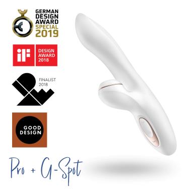 【德國Satisfyer】Pro+G-Spot吸吮G點震動器（白兔子）廠商直送