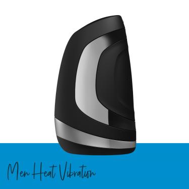 【德國Satisfyer】Men Heat Vibration電動溫熱飛機杯（黑）廠商直送