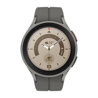 【SAMSUNG 三星】Galaxy Watch5 Pro BT 45mm 鈦晶灰(R920)-廠商直送