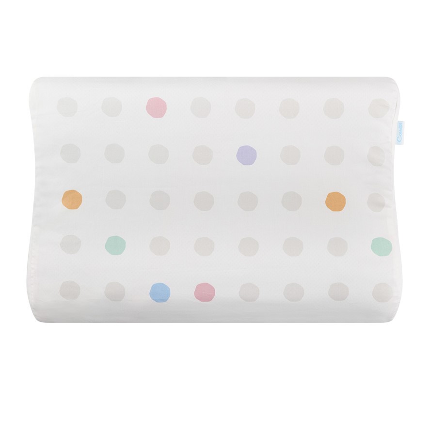 （任2件95折）【Combi 康貝】Airpro水洗空氣幼童枕枕套(珍珠白)（71314）