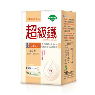 【台灣優杏】優杏-超級鐵膠囊（30粒/盒）廠商直送