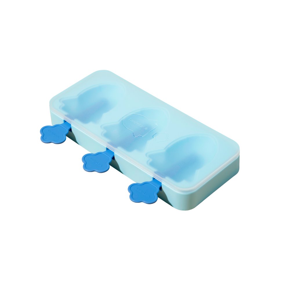 【樂扣樂扣】火箭造型 冰棒矽膠製冰盒 B8C32 藍