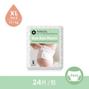 (任二包享95折)【Parasol】Clear+Dry 新科技水凝果凍褲／褲型紙尿褲／尿布（XL24片／包）