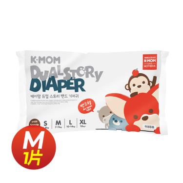 【Mother-K】K-MOM頂級超薄瞬吸紙尿布／體驗包Ｍ（1入）