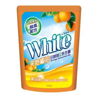 【白帥帥】天然橘油 抗菌 洗衣精補充包（1650g）