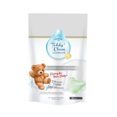 【清淨海】Teddy Clean 植萃酵素 低水位洗衣膠囊-綠薔薇香（30顆/包）