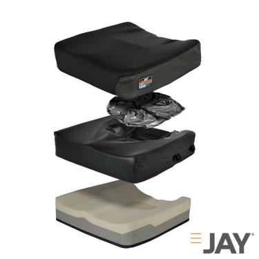 【美國 Sunrise】JAY-Fusion適型液態凝膠座墊／16吋座寬 ／大腿定位款 廠商直送