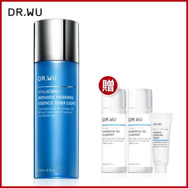 【DR.WU】玻尿酸保濕精華化妝水（清爽型）150ml（加碼送保濕鎖水3件組） 廠商直送