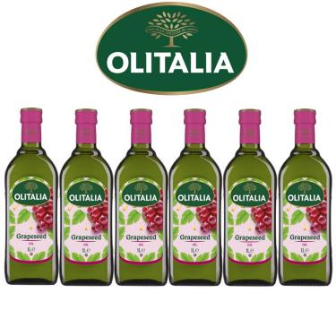 【Olitalia奧利塔】葡萄籽油禮盒組(1000mlx6瓶) 廠商直送