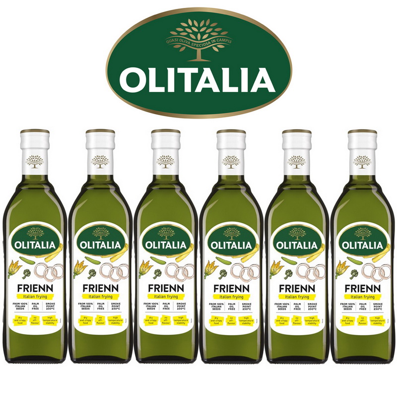 【Olitalia奧利塔】高溫專用葵花油禮盒組(750mlx6瓶) 廠商直送