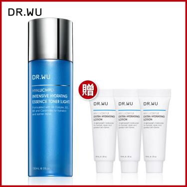 【DR.WU】 玻尿酸保濕精華化妝水 150ml（加贈:保濕精華乳3瓶） 廠商直送