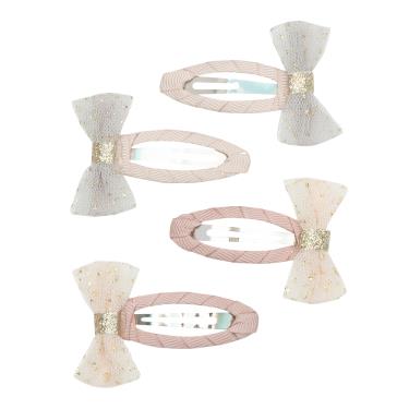 【英國Mimi & Lula】AW23（夢幻童話）芭蕾蝴蝶結滴答夾4入 廠商直送