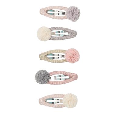 【英國Mimi & Lula】AW23（夢幻童話）芭蕾澎澎球迷你滴答夾5入 廠商直送