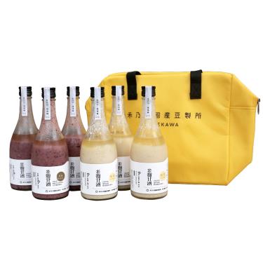 (贈保冰袋)【禾乃川】紫米甘酒X3+桂花甘酒X3（500ml瓶X6/組）廠商直送