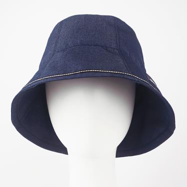 （享優惠價）【abonet】日本進口頭部保護帽丹寧漁夫款（藍色）／廠商直送