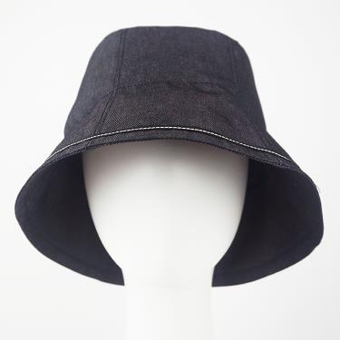 （享優惠價）【abonet】日本進口頭部保護帽丹寧漁夫款（黑色）／廠商直送