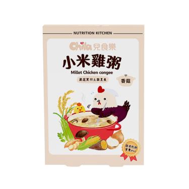 (買3送1 任4件584元)【Chila 兒食樂】小米雞粥-香菇300g（2入）