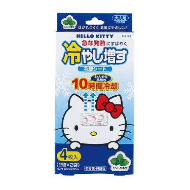 【日本KIYOU】Hello Kitty退熱貼 薄荷香（4入） 