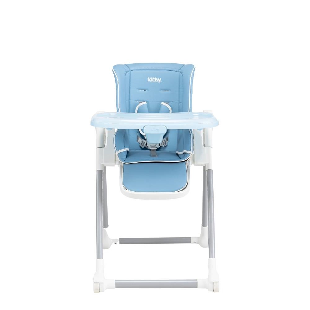 （送湯匙組）【Nuby】多段式兒童高腳餐椅（純淨蔚藍）廠商直送