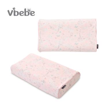 【Vibebe】幼童乳膠健康枕（珊瑚紅）廠商直送