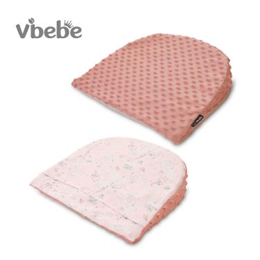 【Vibebe】天然乳膠斜背枕（珊瑚紅）廠商直送