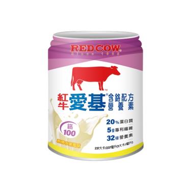 (送2罐)【紅牛】愛基含鉻配方營養素-熱帶水果風味 (237ml*24罐/箱)