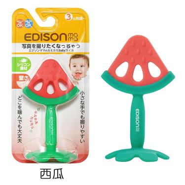（任2件95折）【日本 EDISON】嬰幼兒趣味潔牙器(3個月以上)