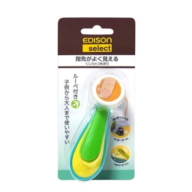 （任2件95折）【日本 EDISON】嬰幼兒指甲剪(綠色)