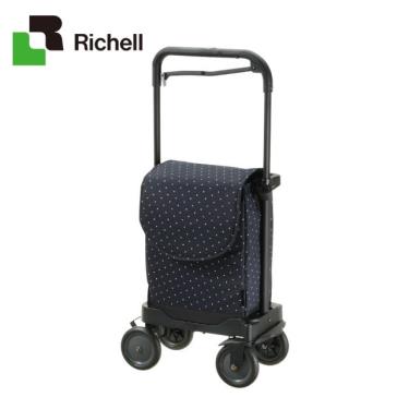 【日本Richell 利其爾】購物步行車（星空藍）廠商直送