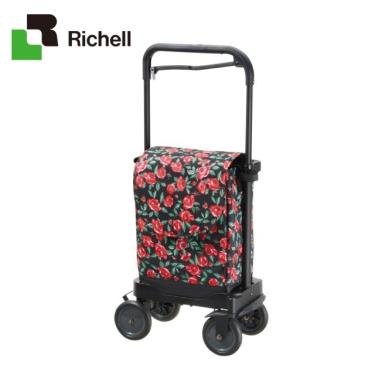 【日本Richell 利其爾】購物步行車（玫瑰）廠商直送