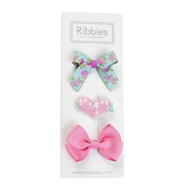 【英國Ribbies】綜合緞帶3入組（Nora） 廠商直送