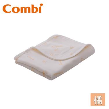 （2件95折，3件85折）【Combi 康貝】經典六層紗多用途四季被-橘（71051）