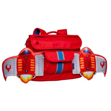Bixbee 飛飛童趣系列-火鳥紅噴射機小童背包-廠商直送