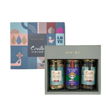 下架-缺貨-【可夫萊精品堅果】雙活菌三威真果170g+雙活菌綜合果乾200g+堅果餅乾150g 廠商直送