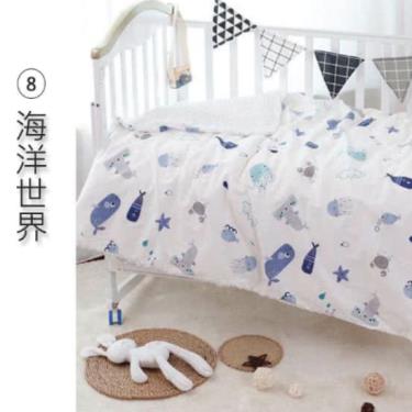 【HA Baby】魔豆毯-尺寸130×100(寶寶毯、幼兒嬰兒毯、魔豆毯)-海洋世界(廠商直送)
